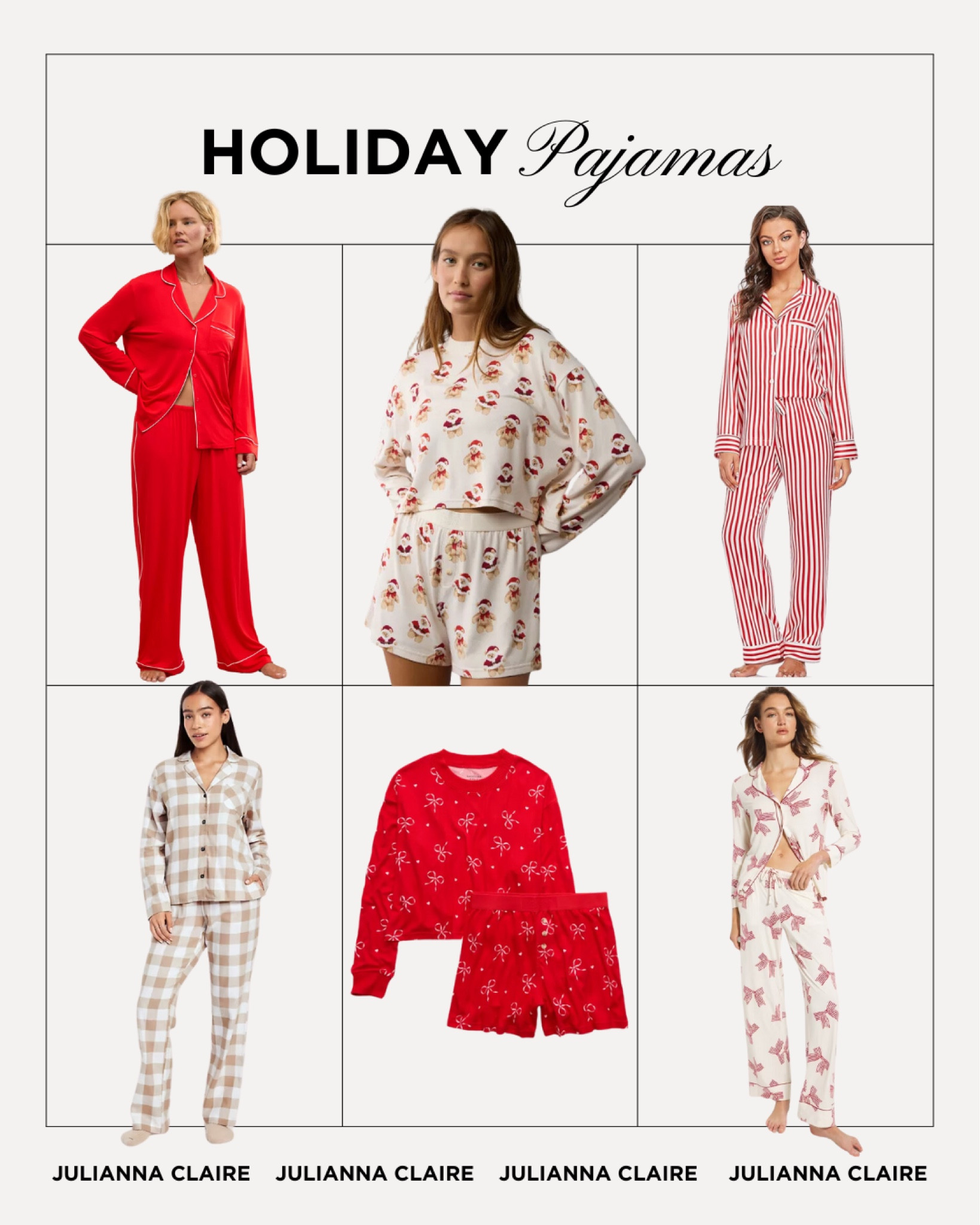 Favorite Holiday Pajamas For 2024 ❄️🎄

#LTKSeasonal #LTKStyleTip #LTKHoliday