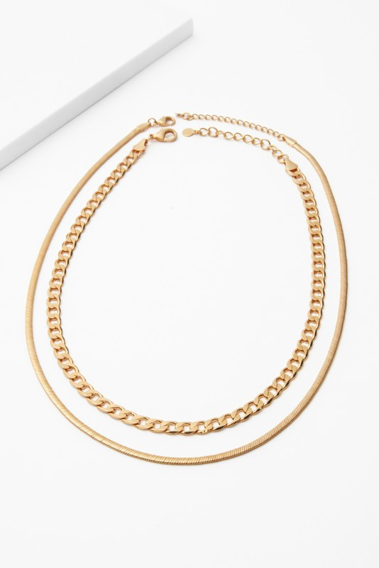 EVEREVE Josie 2 Pack Chain Necklace | EVEREVE | Evereve