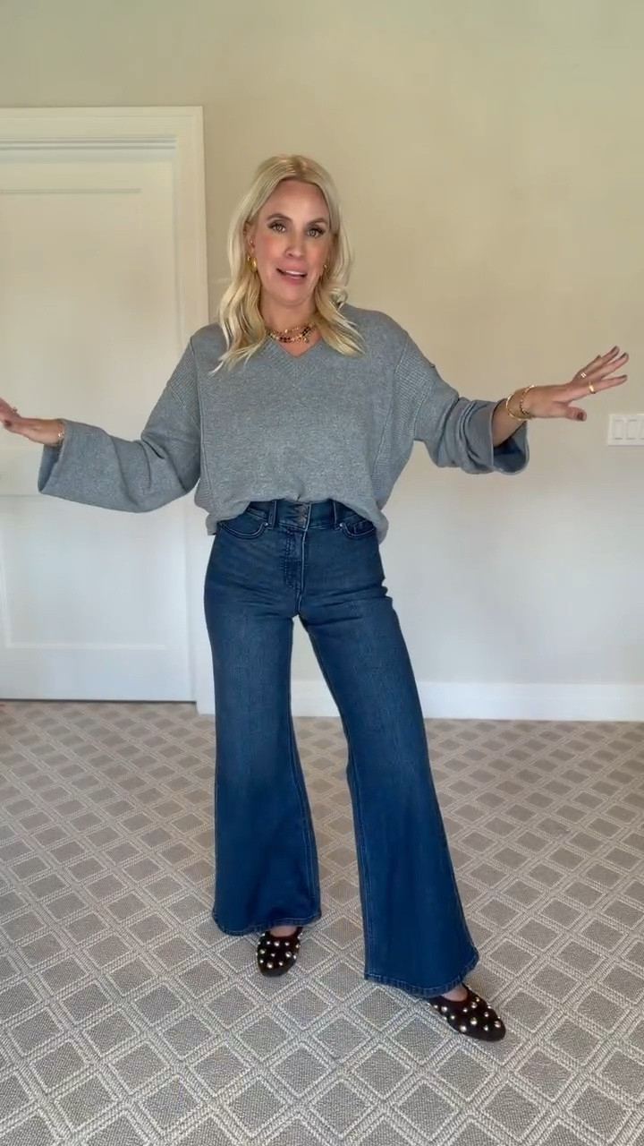 Here is the darker wash in these jeans plus this new sweater I am so excited about! 

#LTKFindsUnder100 #LTKStyleTip #LTKFindsUnder50