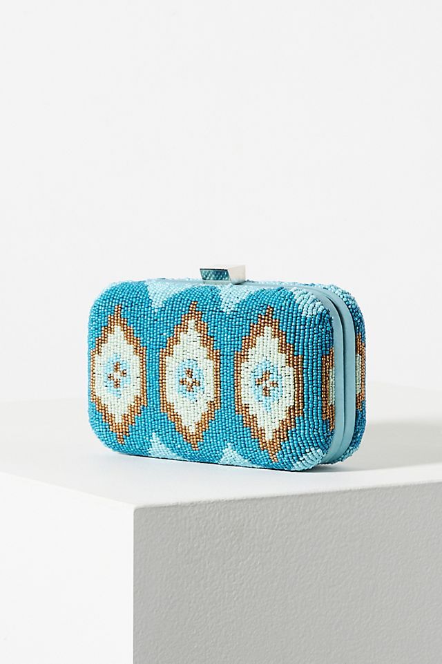 Peacock Beaded Clutch | Anthropologie (US)