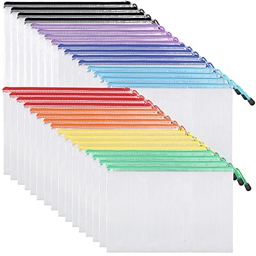 EOOUT 32pcs Zipper Bags Mesh Bags with Zipper, Mesh Zipper Pouch Durable Pouches for Organization... | Amazon (US)