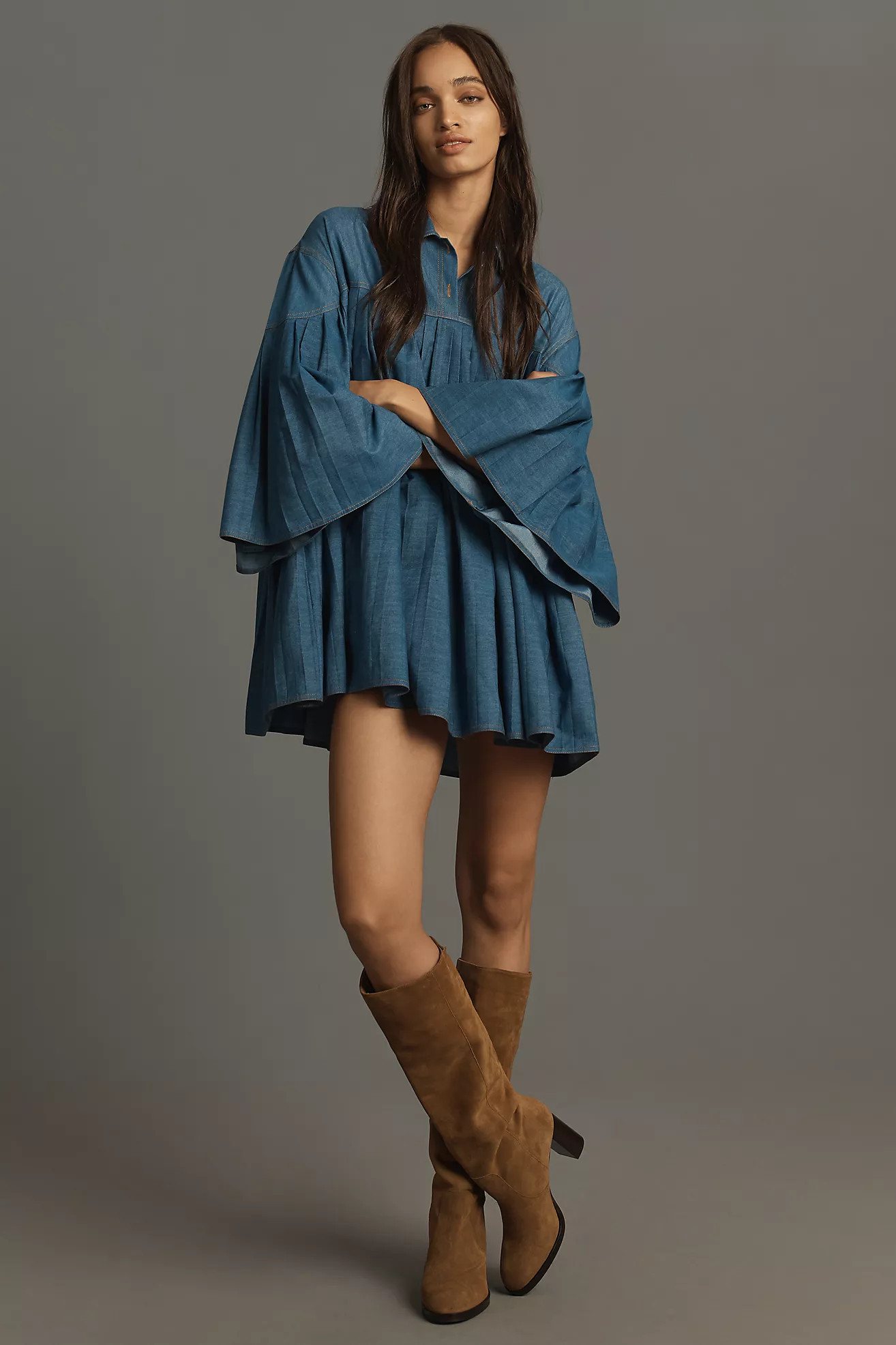 By Anthropologie Round-Toe Tall Boots | Anthropologie (US)