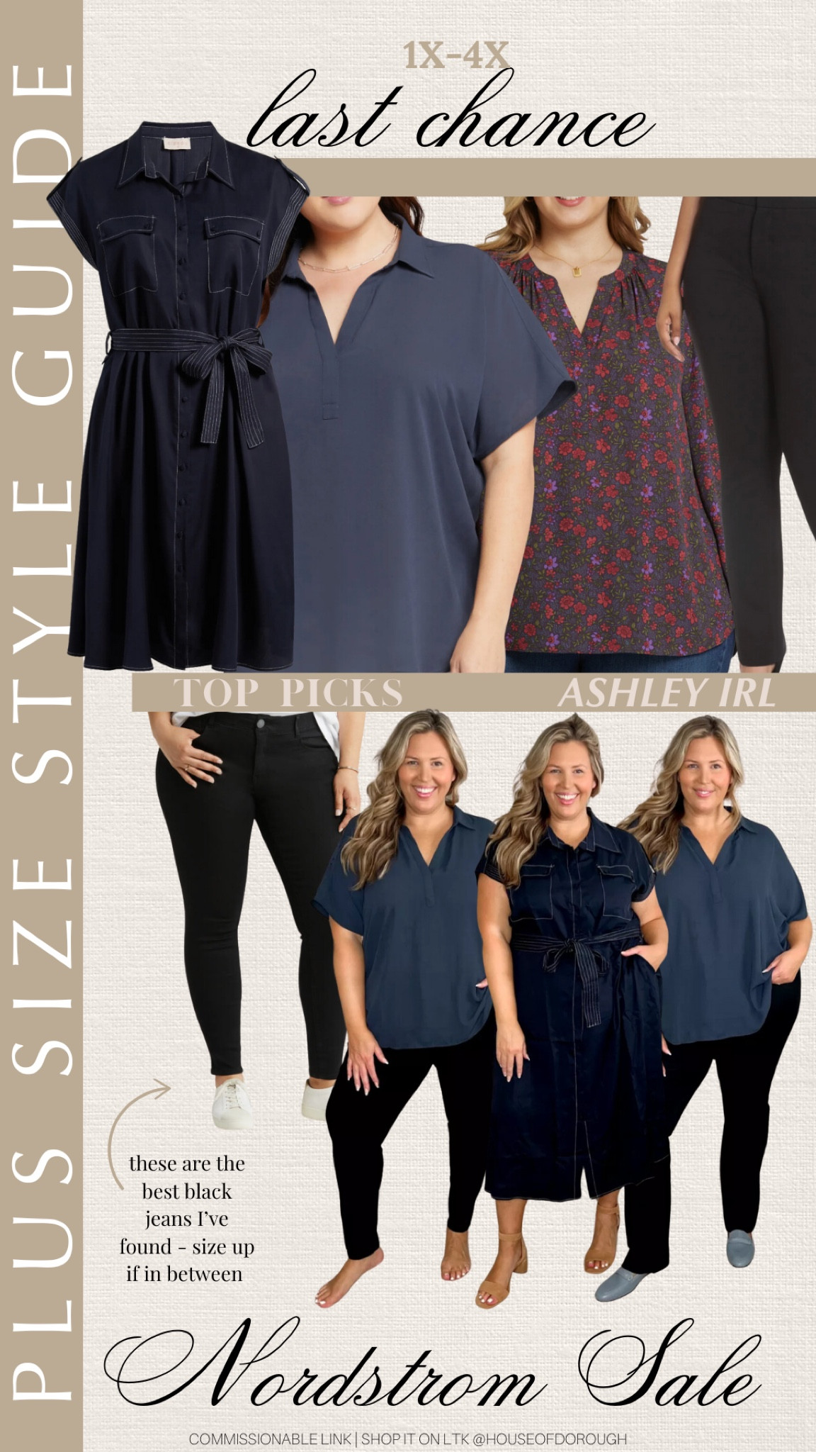 Love all these plus size workwear essentials from Nordstrom, last chance to get everything on sale before tomorrow on August 4! Love these black jeans - I wear the 20W size up if in between! The work pants run generous I have them in the 18! Tops and dresses run true I’m a 2X! 

#LTKxNSale #LTKSaleAlert #LTKPlusSize