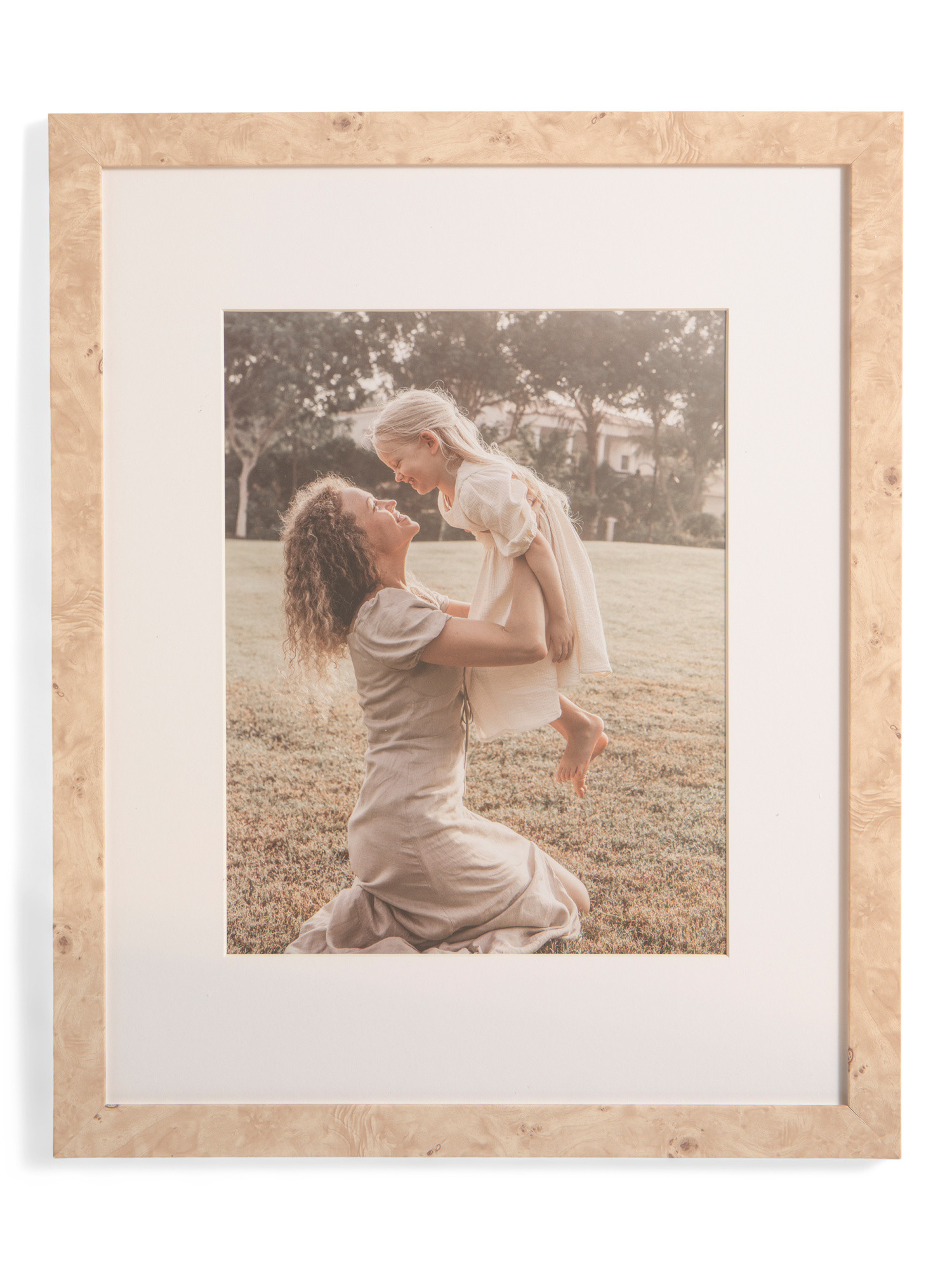 16x20 Matted To 11x14 Burl Woodgrain Wall Portrait Frame | TJ Maxx