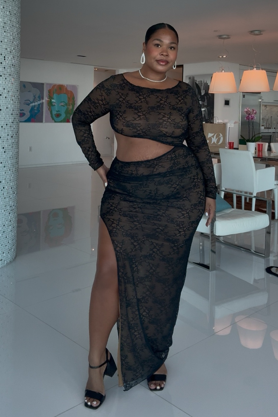 I've been saving this dress for a special occasion! I'm absolutely obsessed with the cut out and the high slit. I'm wearing a size 12.


#LTKHoliday #LTKMidsize #LTKPlusSize