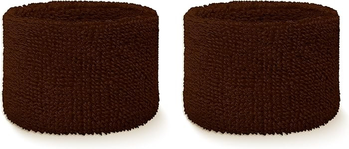 Couver Wrist Sweatbands Absorbent Sweatbands for Tennis Football Basketball Running Athletic Spor... | Amazon (US)