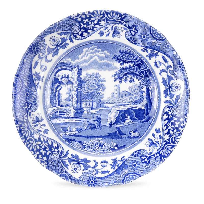 Spode Blue Italian 6.5" Earthenware Bread and Butter Plate (Set of 4) | Wayfair North America