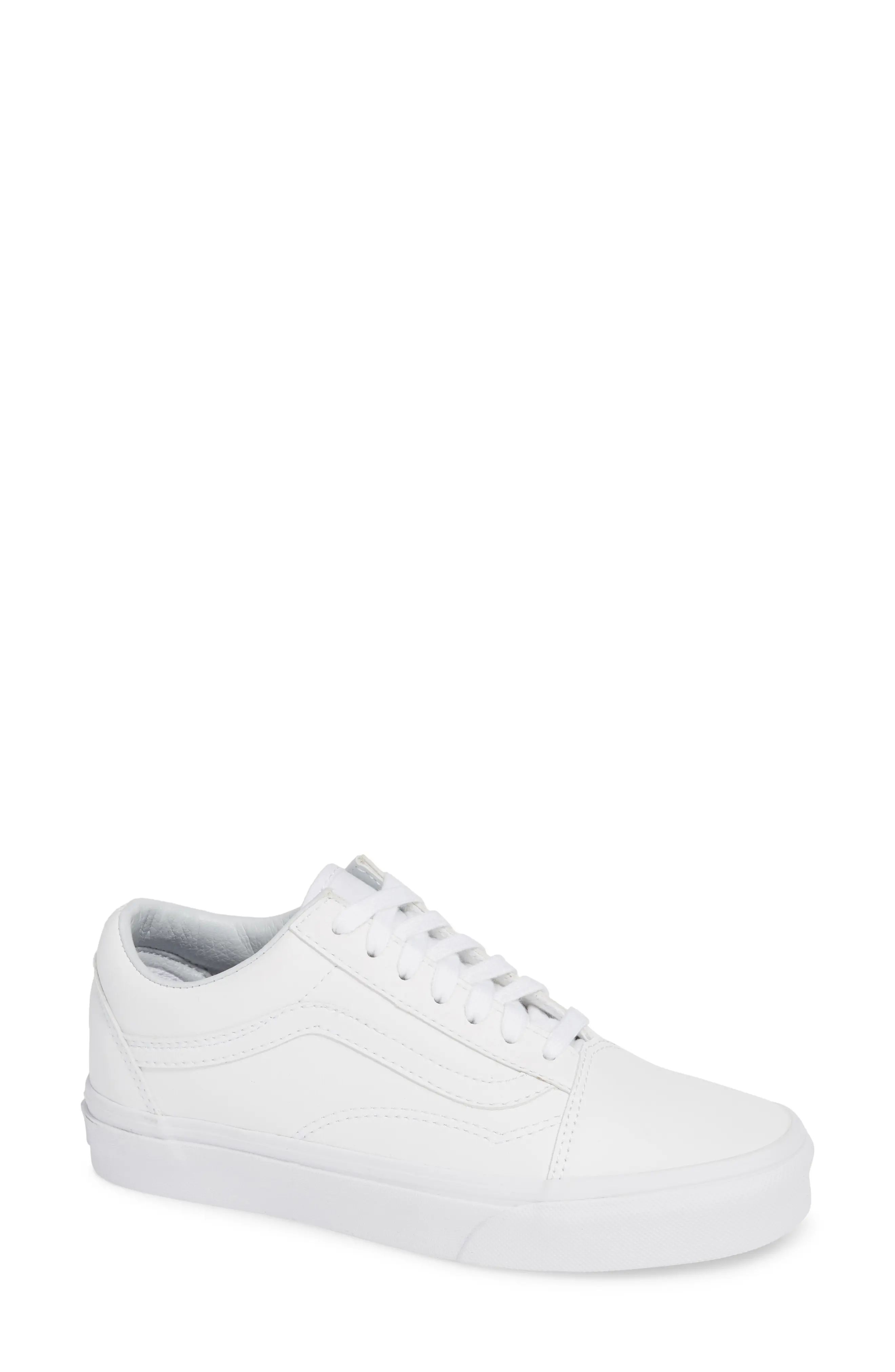 Women's Vans Old Skool Tumble Sneaker, Size 5 M - White | Nordstrom