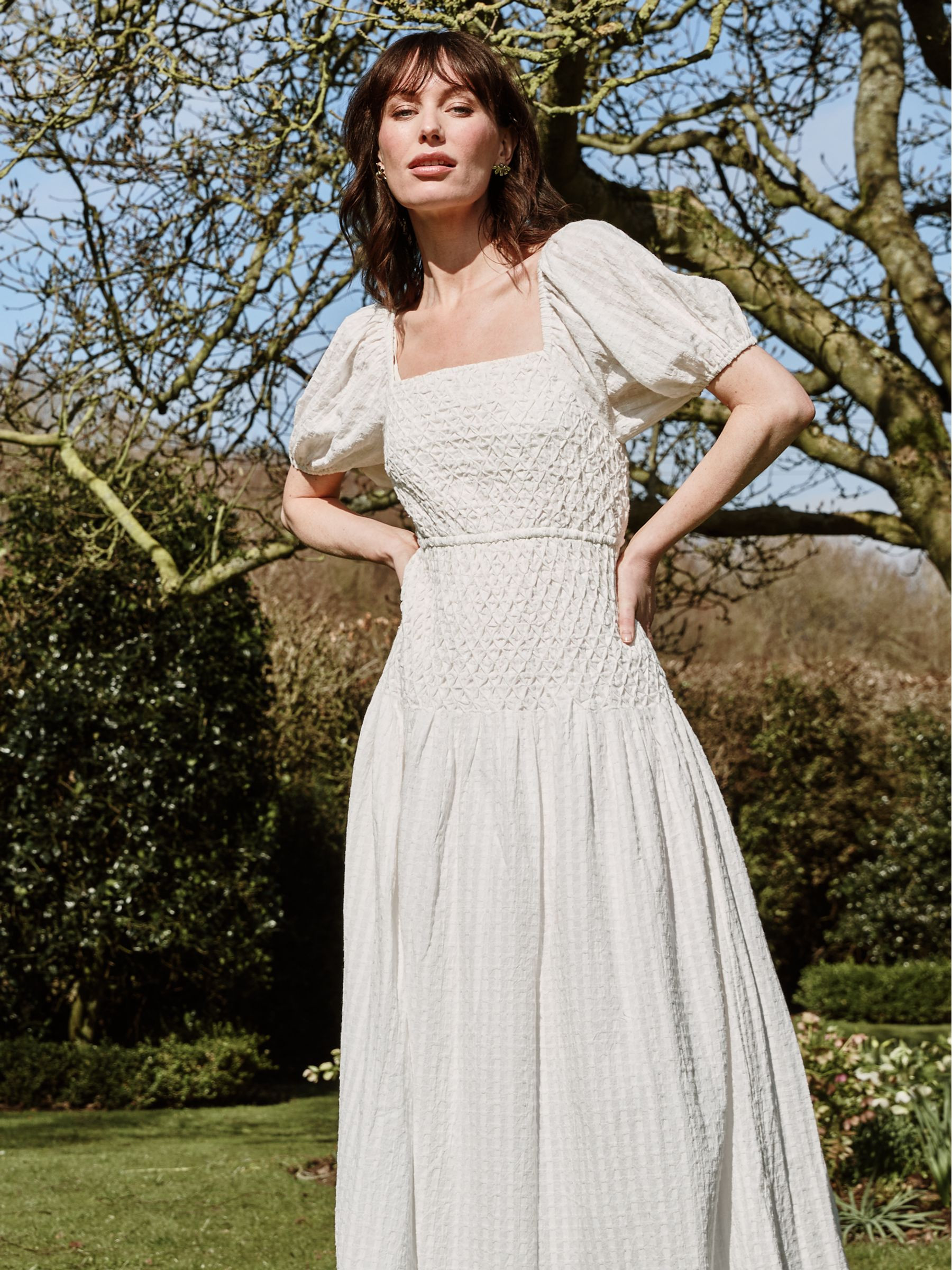 Bryn White Beeble Dress | FatFace | Fat Face