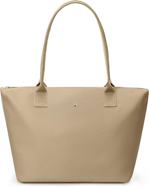 KALIDI Tote Bag for Women Nylon Top-Handle Purse,Large Capacity Shoulder Hobo handBag with Zipper... | Amazon (US)