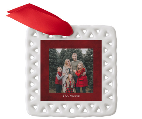 Gallery of One Border Ceramic Ornament | Shutterfly