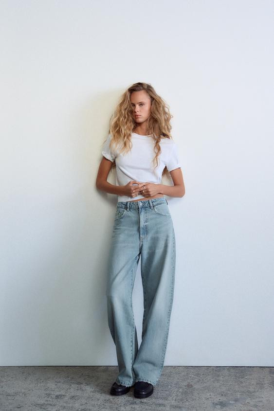 CROPPED STRETCH T-SHIRT | Zara US