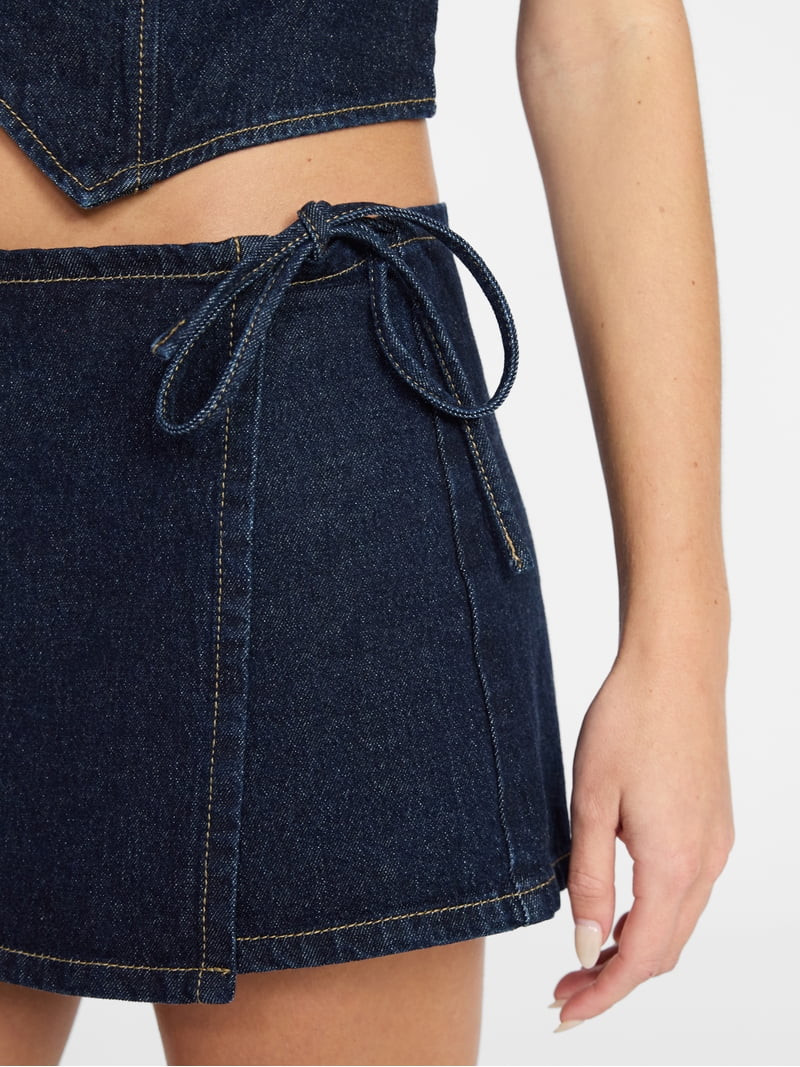 No Boundaries Cargo Mini Skort, Women's XXS-XXL | Walmart (US)