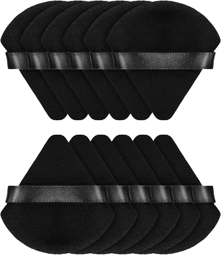 BEAKEY 12pcs Powder Puffs for Face Powder Triangle Makeup Puff for Loose & Cosmetic Foundation, W... | Amazon (US)