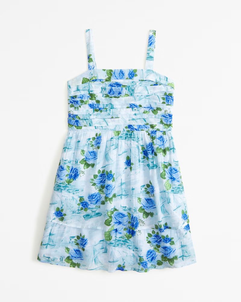 emerson tiered mini dress | Abercrombie & Fitch (US)