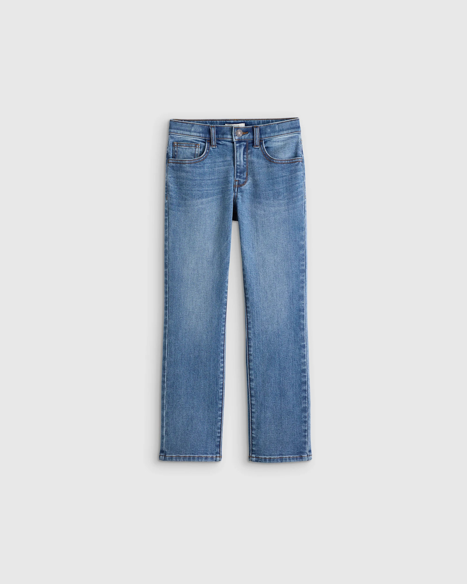 Boys Stretch Straight Jeans - Kid in Medium Wash | Quince