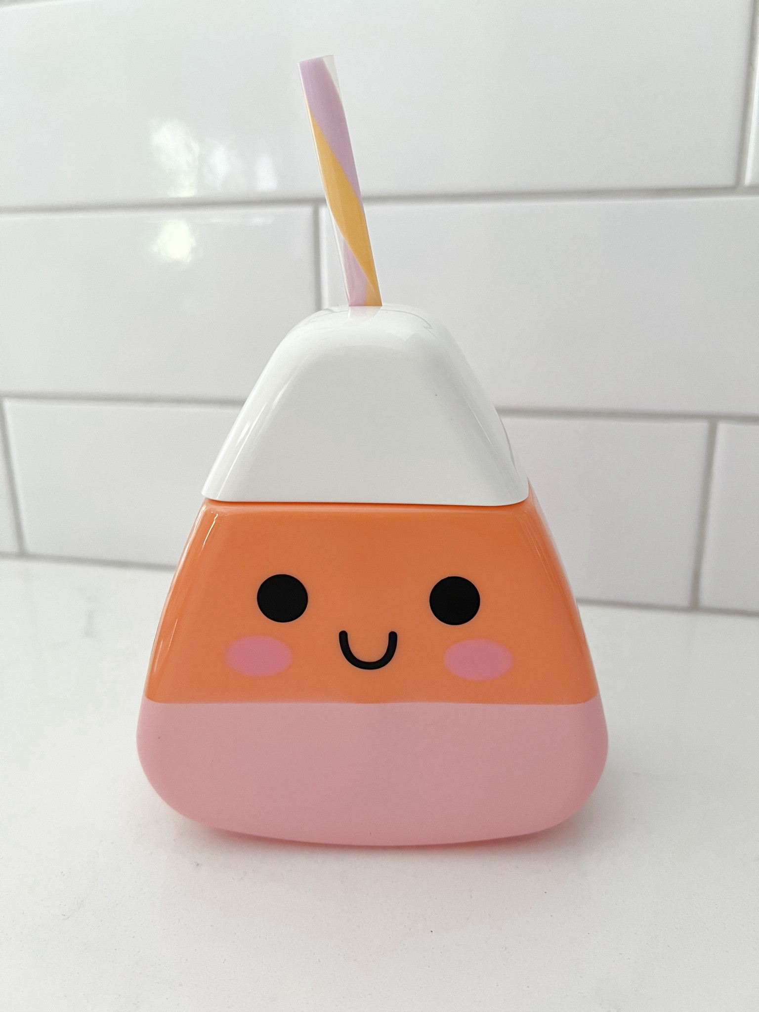 how cute is this candy corn cup with straw? 🧡

#LTKParties #LTKKids #LTKSeasonal