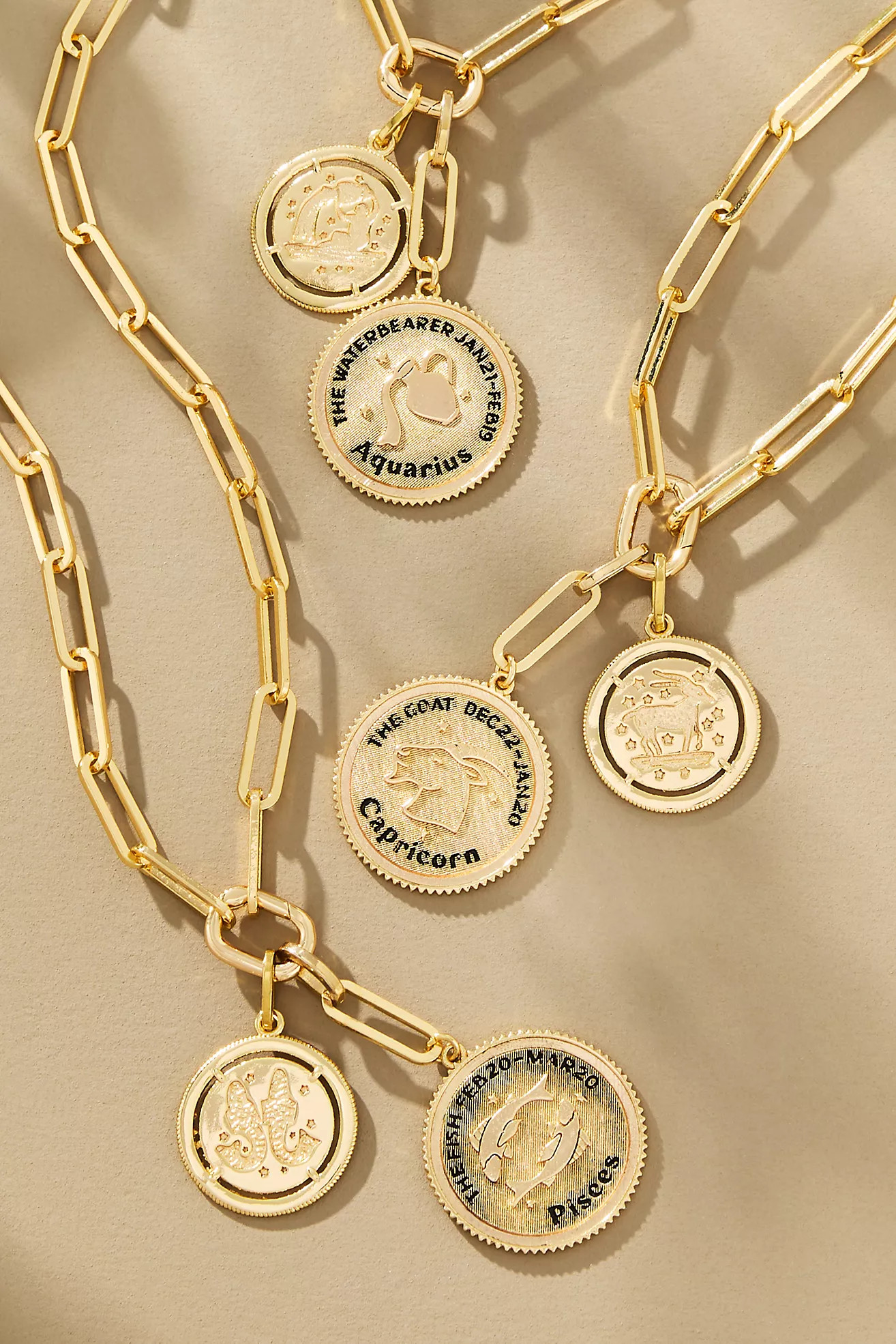 Zodiac Coin Necklace | Anthropologie (US)