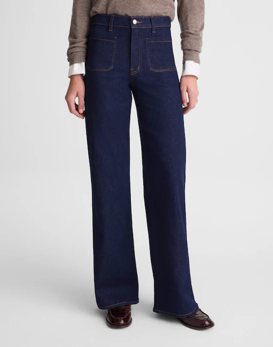 The Emmy Wide-Leg Jean in Rinse Wash | Madewell
