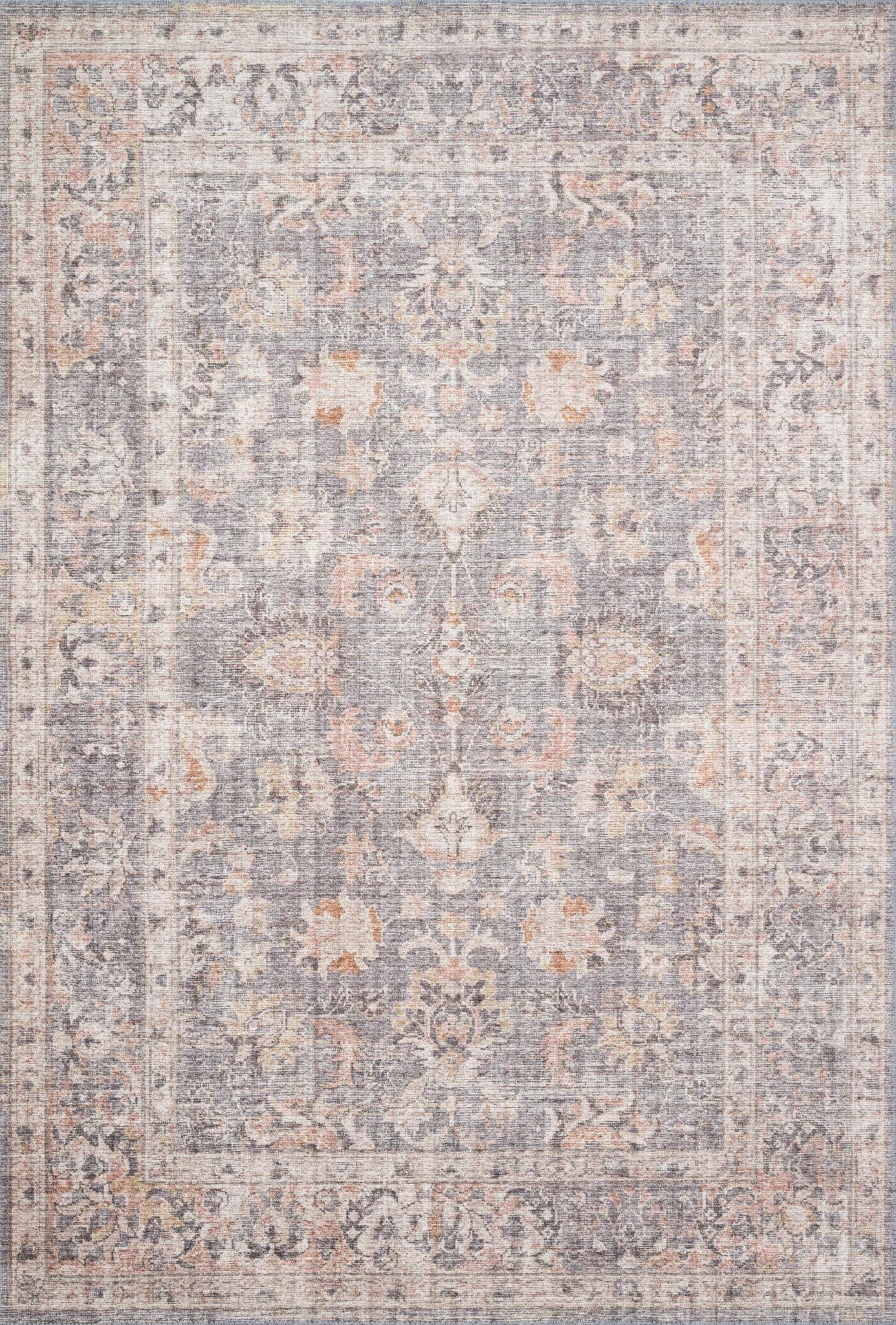 Loloi II Skye Oriental Grey / Apricot Area Rug | Walmart (US)