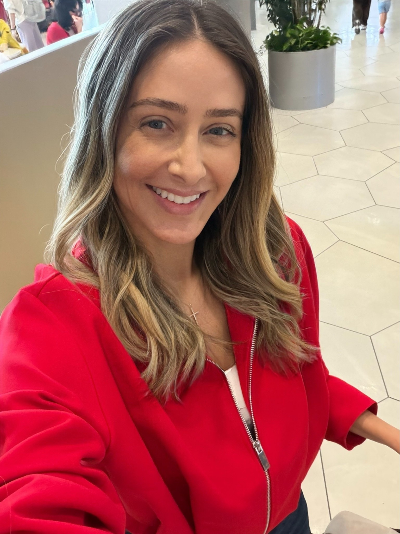 Comfortable and stylish travel outfit for my 3 hour flight. Love this red jacket

#LTKU #LTKSeasonal #LTKootd