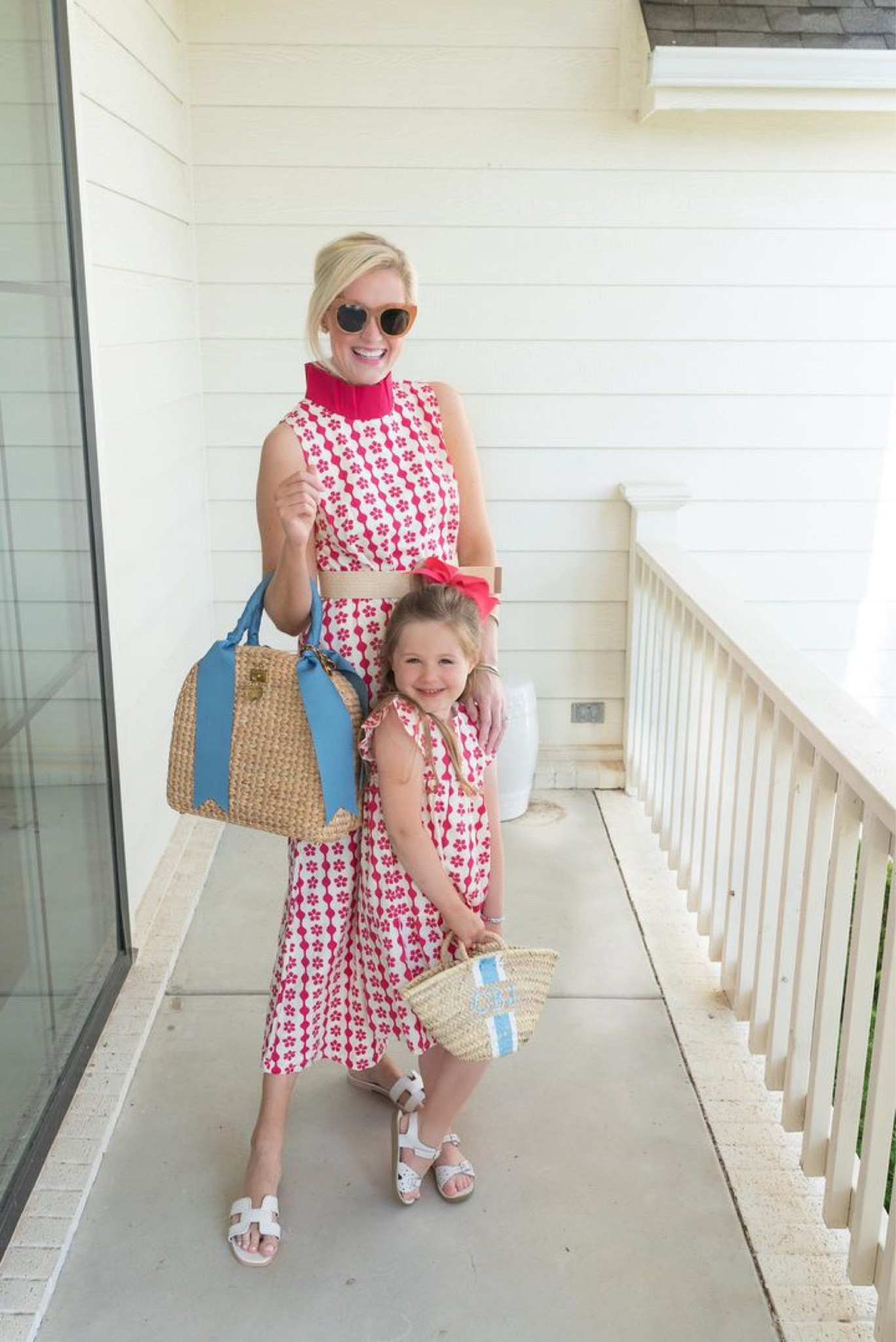 Mommy and me 4th of July outfits from Buru and Bisby girls collaboration! #mommyandme #4thofjuly #stars #stripes #redwhiteandblue