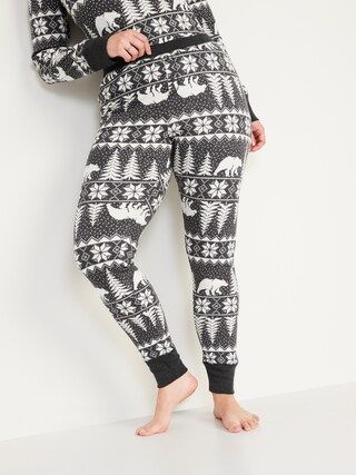 Matching Printed Thermal-Knit Pajama Leggings for Women | Old Navy (US)