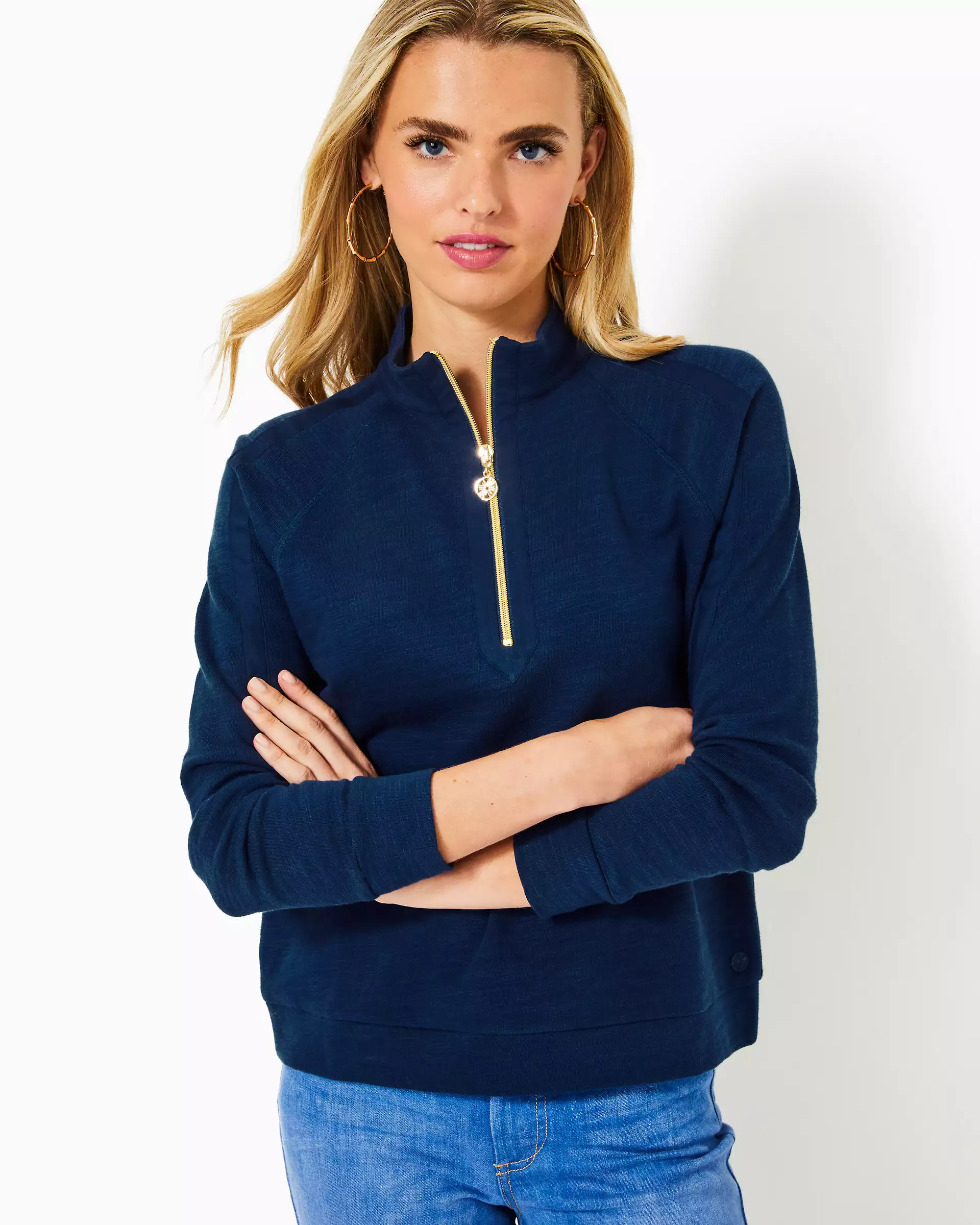 Luxletic Ashlee Half-Zip Pullover | Lilly Pulitzer | Lilly Pulitzer