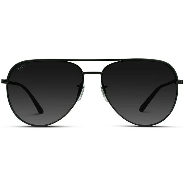 WearMe Pro - Oversized Flat Lens Fashion Designer Inspired Aviator Sunglasses | Walmart (US)