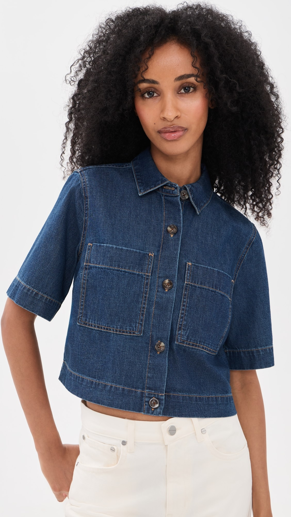 Veronica Beard Jean Spruce Button Down Shirt | Shopbop | Shopbop