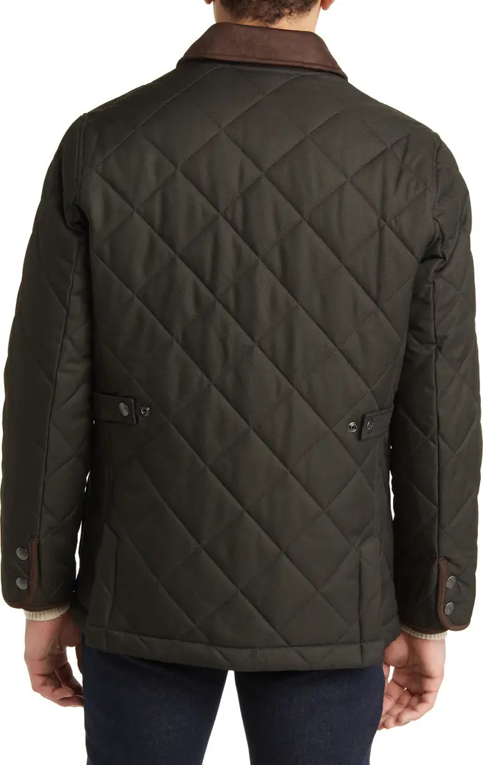 Hart Schaffner Marx Erikson Water Resistant Quilted Riding Jacket | Nordstromrack | Nordstrom Rack