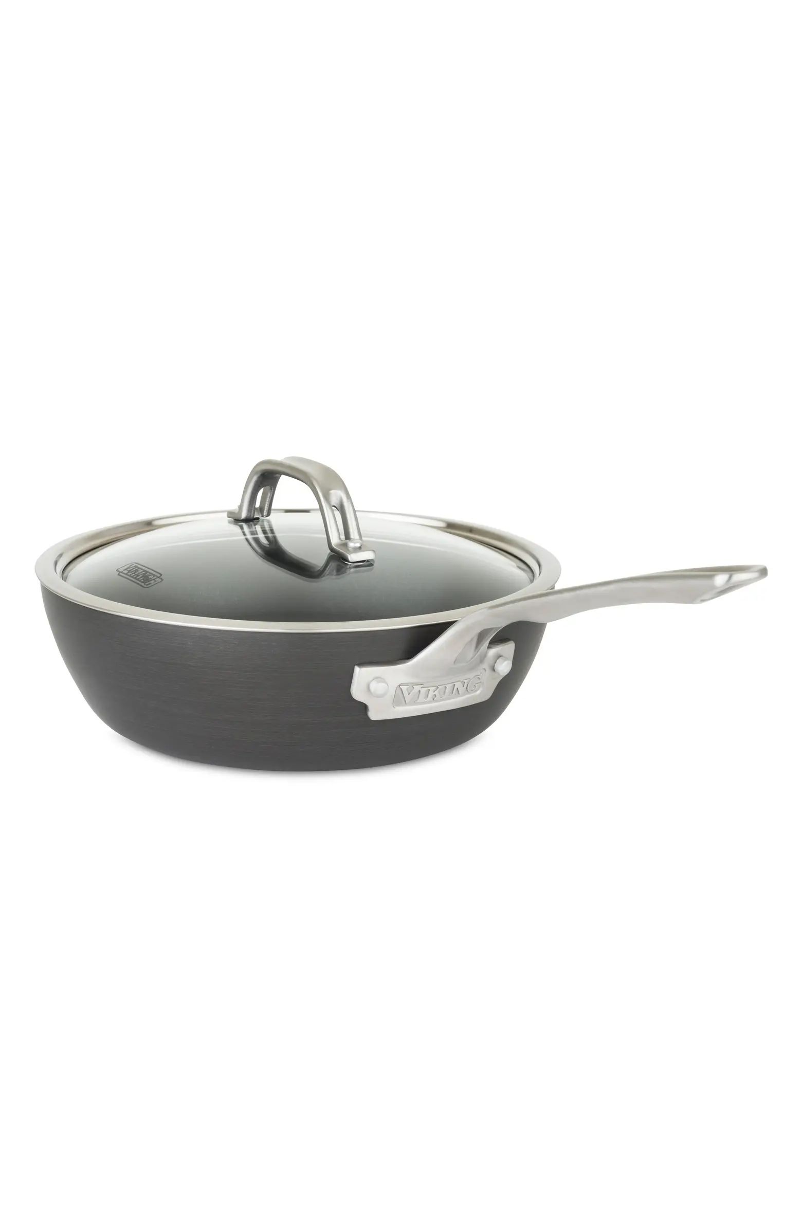 Viking 3-Quart Hard Anodized Nonstick Saucier with Lid | Nordstrom | Nordstrom