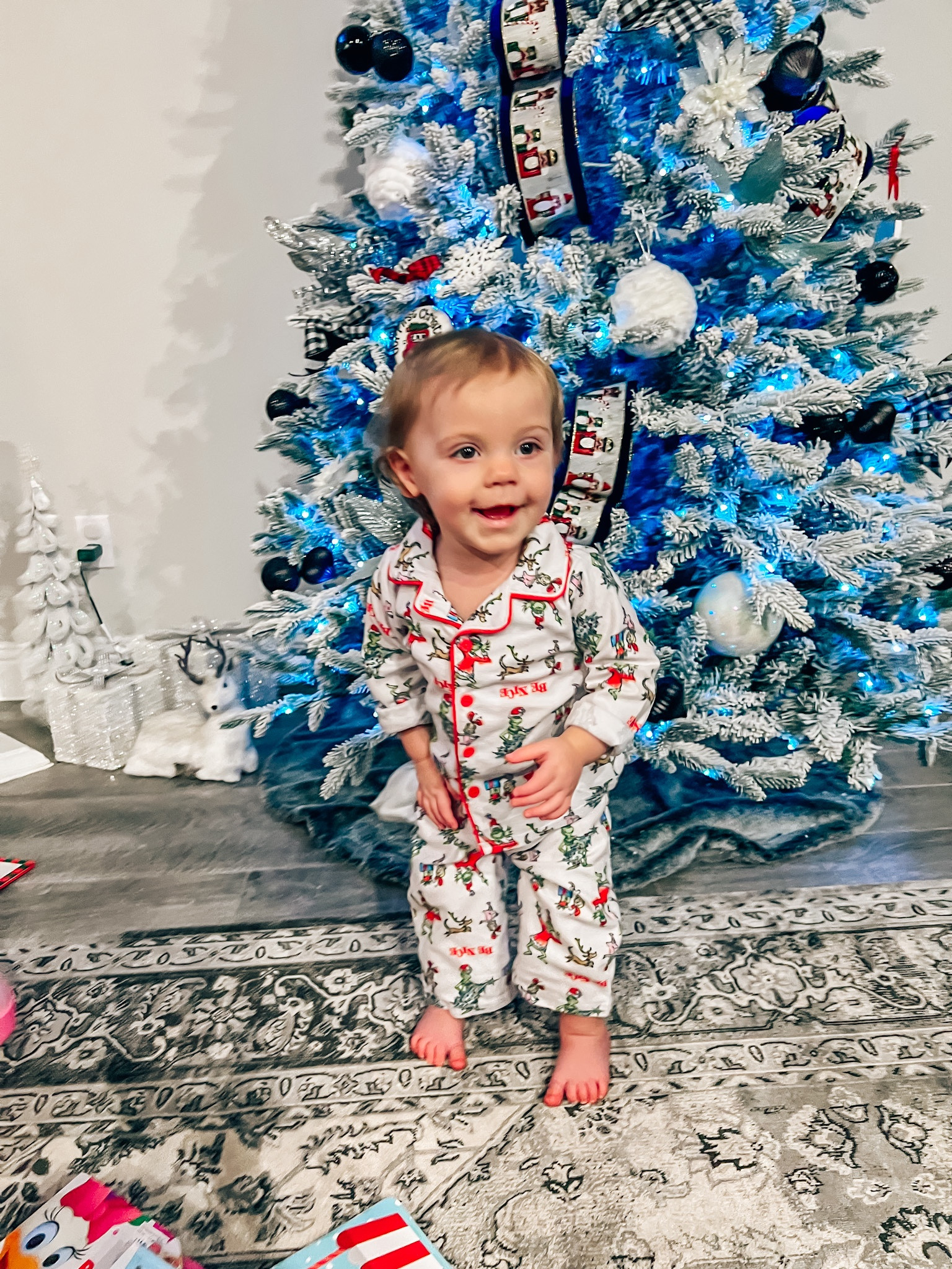 In her Grinch Pj’s from Target! 🎄🥰

#LTKHoliday #LTKSeasonal