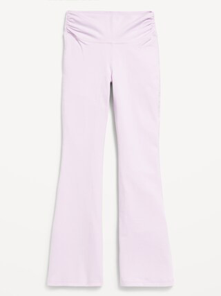 High-Waisted PowerChill Side-Ruched Flared Leggings for Girls | Old Navy (US)