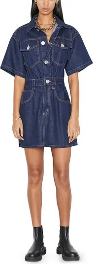 Oversize Detail Denim Dress | Nordstrom Rack