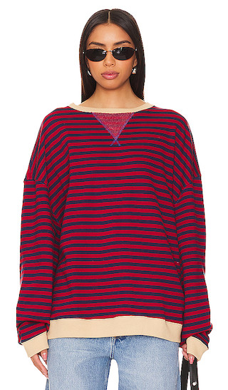 x We The Free Classic Striped Crew in Nautical Combo | Revolve Clothing (Global)