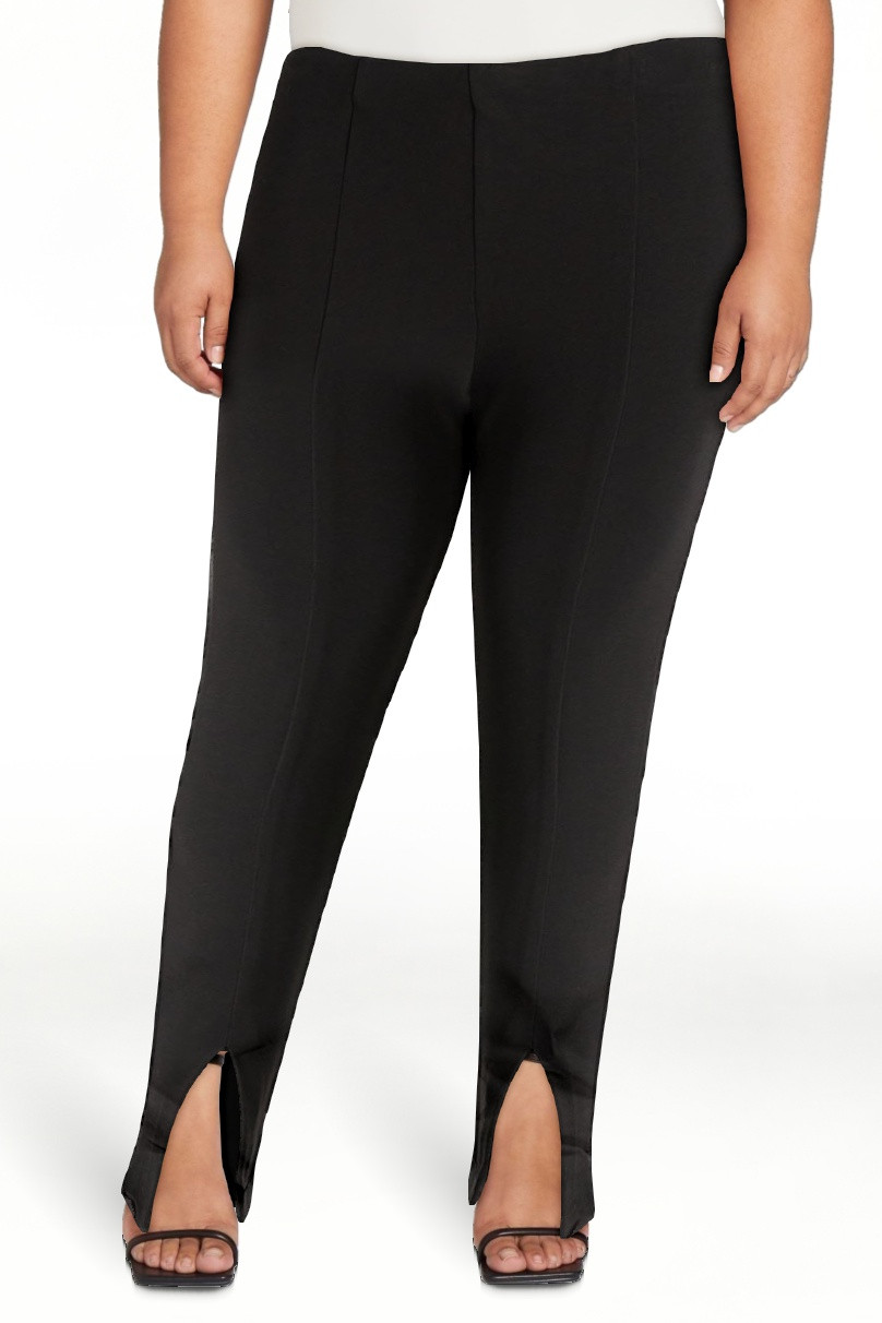 Scoop Women’s and Women’s Plus Pull On Slim Fit Ponte Pants, Sizes XS-4X | Walmart (US)