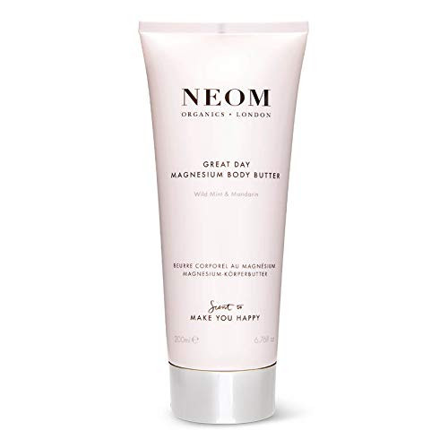 NEOM Great Day Magnesium Body Butter, 200ml I Wild mint and mandarin I Essential Oils I Zingy and Uplifting I Nourush and soften skin | Amazon (UK)