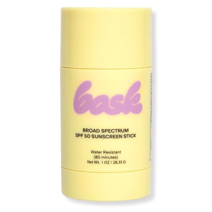 Bask SPF 50 Sunscreen Stick – Fragrance Free, Reef Safe Face & Lip Sunscreen for Broad Spectrum... | Amazon (US)
