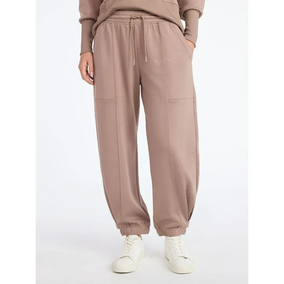 Scoop Women's and Women's Plus New Scubaknit Barrel Pants, Sizes XS-4X | Walmart (US)