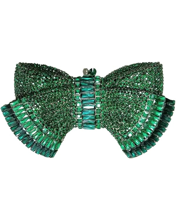 DJBM Sweet Bow Rhinestone Crystal Evening Clutch Diamond Evening Bags Purses and Handbags for Wom... | Amazon (US)