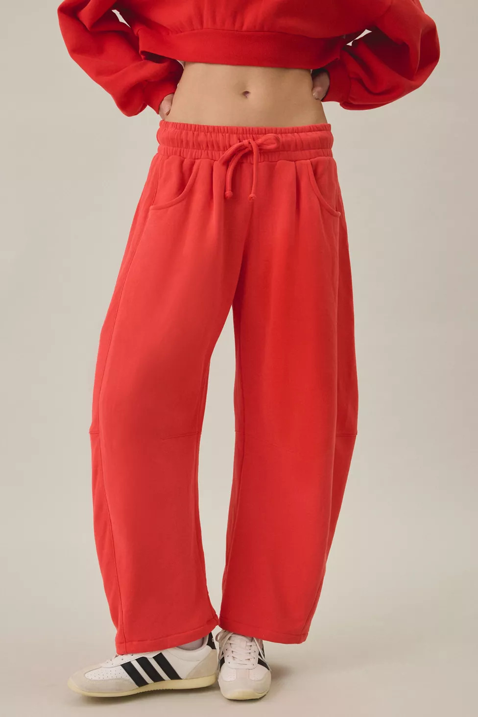 Out From Under Essential Barrel Leg Full Length Sweatpants | Urban Outfitters (US and RoW)