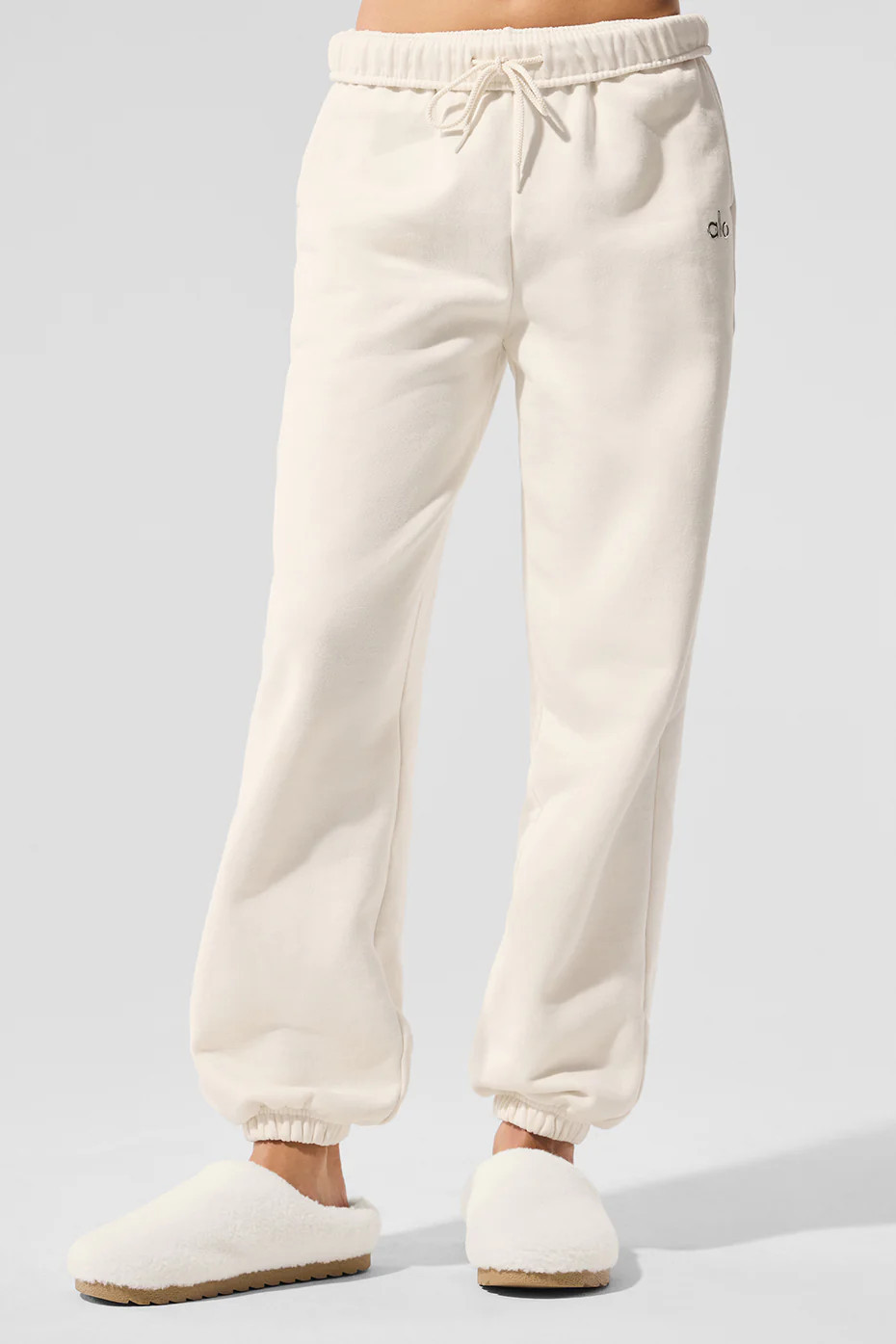 Alo Yoga� | Accolade Sweatpant in Ivory White, Size: 2XL | Alo Yoga