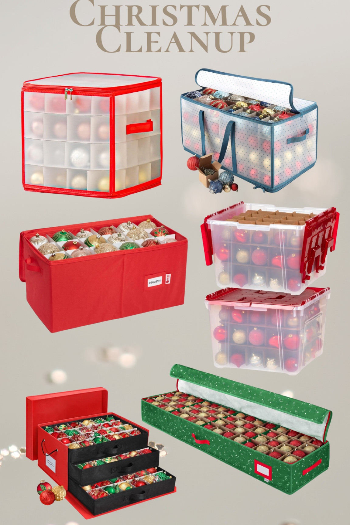 Elevate your post-holiday cleanup with the LTK shop's guide to ornament storage. Discover smart solutions to keep your precious ornaments safe and organized until next year's festivities. Explore our curated collection, making the process of packing and storing ornaments a seamless and stylish affair.

#LTKHoliday #LTKhome #LTKSeasonal