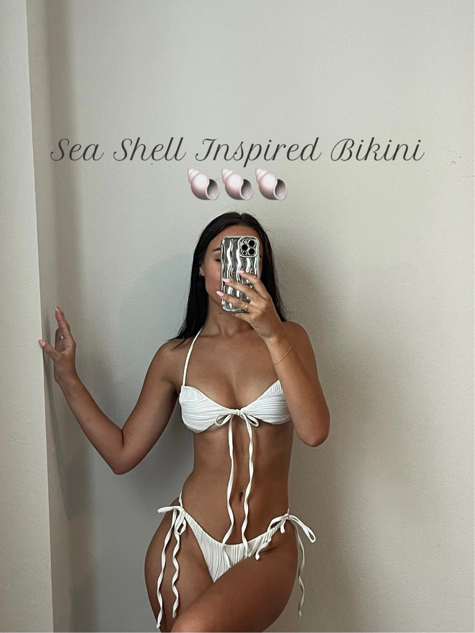 This is a regular triangle bikini but I tied it differently into a balconette style! I also linked a few similar styles below & the phone case I’m holding!

#LTKtravel #LTKswim #LTKfit