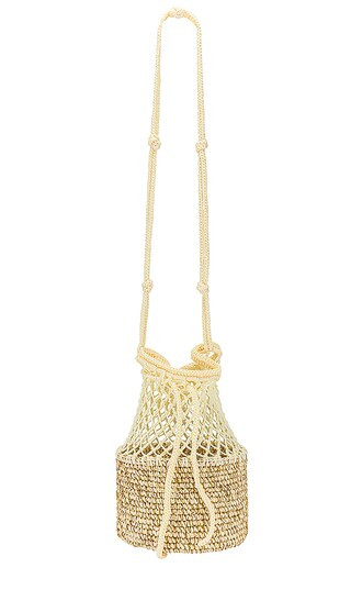 Medium Crossbody Bag in Natural & Gold | Revolve Clothing (Global)