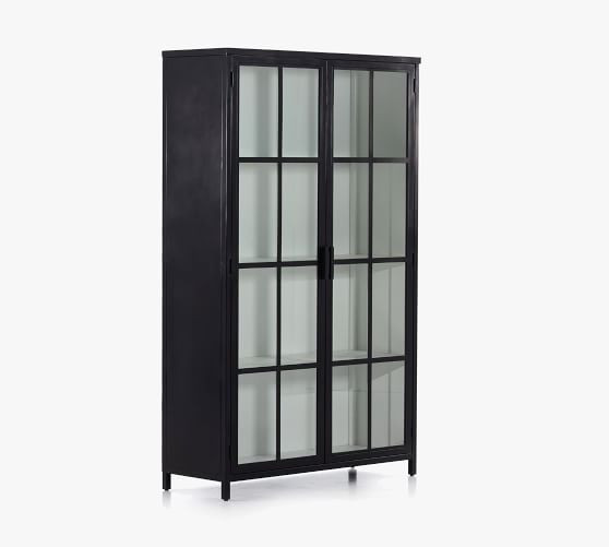 Maverick Glass Storage Cabinet (48.5") | Pottery Barn (US)