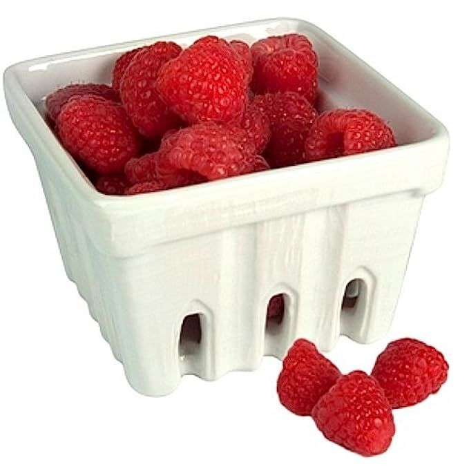 Artland White Ceramic Berry Fruit Basket | Amazon (US)