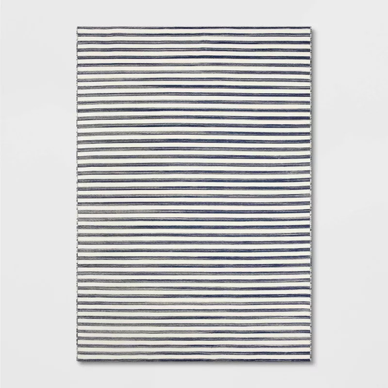 Narrow Wornstripe Woven Outdoor Rug - Threshold™ | Target