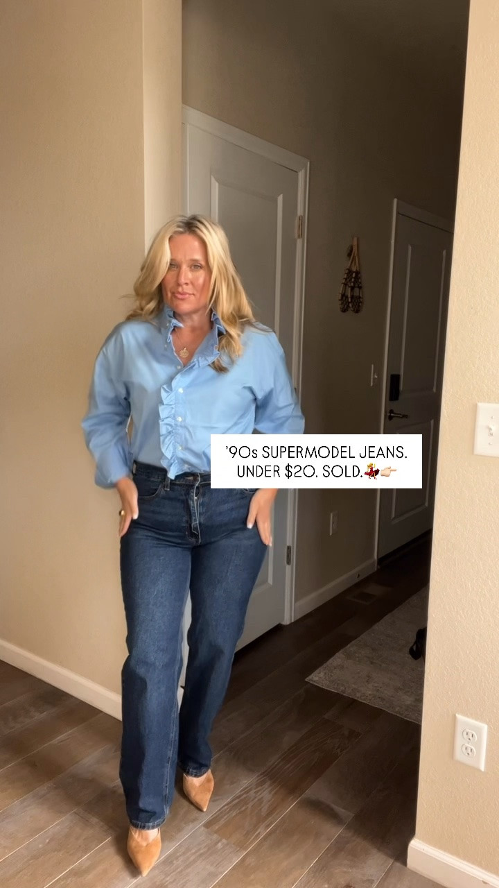 ✨Tap the bell, save and ❤️ start here over 40 fashion, midlife style, midsize fashion and luxury looks for less.  

⬇️Sizing information:
12 jeans tts (size up if in between sizes.) 
Top medium (size down if in between sizes.) 

try on A LOT of clothes, so at this point my standards are high. 😂 If it clings where I don’t want it to, feels flimsy, looks frumpy or requires me to fight with my body to make it work… it doesn’t make the cut.

These did. 👀

Think $20 jeans with ’90s supermodel energy, cashmere that looks $$$, elevated layers, designer-looking shoes and those throw-on pieces that make the whole outfit look more expensive.

My rule after 40? The clothes need to work for ME.

✨ Lift the eye
✨ Skim, don’t squeeze
✨ Balance the proportions
✨ And if it looks expensive for less? Even better.

Comment SHOP and I’ll send you everything. Save this one because I have a feeling we’re going to be wearing these on repeat. 💗

Same body. Different physics.™

👑 Helping you look good, feel good.
—Lindsey Denver

Over 40 fashion | midlife style | midsize fashion | fall outfits | belly friendly style | affordable fashion | Outfit Physics™

#LTKOver40 #LTKPlusSize #LTKMidsize

Comment SHOP below to receive a DM with the link to this post on my LTK ⬇ https://liketk.it/6nz55
